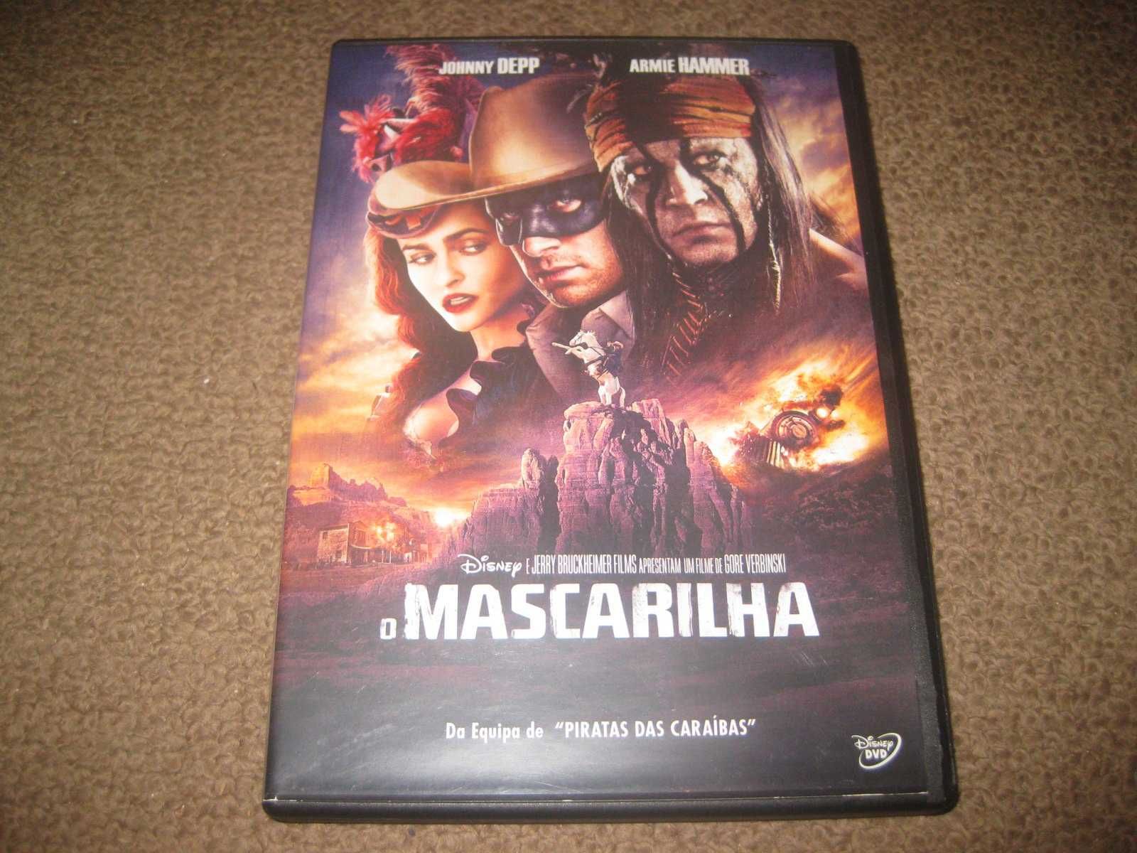 DVD "O Mascarilha" com Johnny Depp