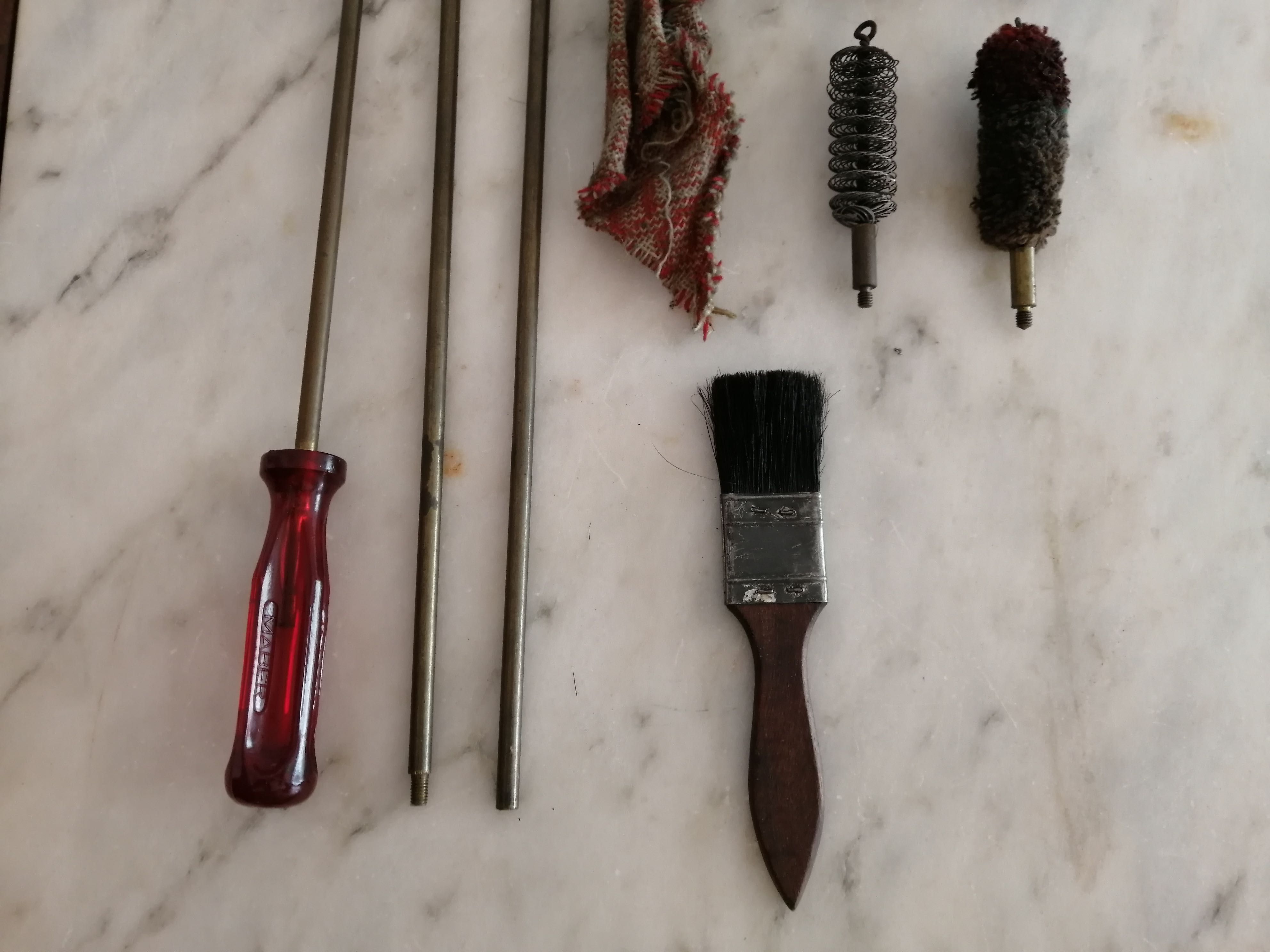 conjunto de manutenção e limpeza