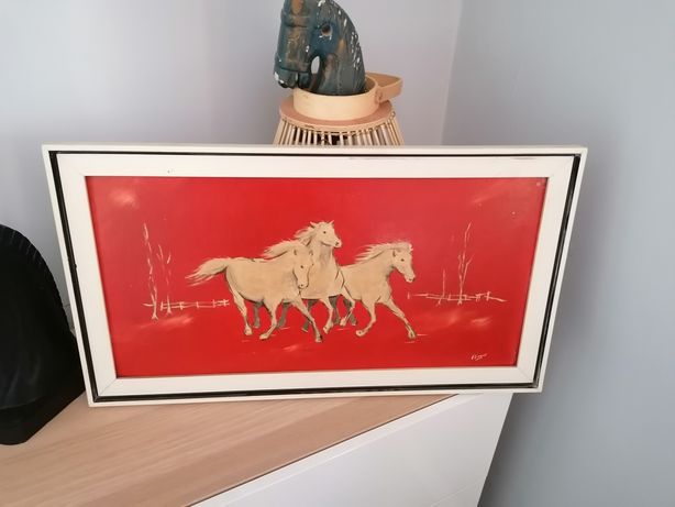 Obraz olejny konie wysyłka