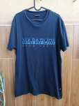Koszulka T-shirt Napapijri Sevora Navy Big Logo fit L/XL