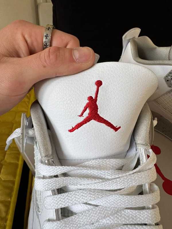 ButyDamskie Air Jordan_4_Retro_White_Oreo_Uniseks R.40