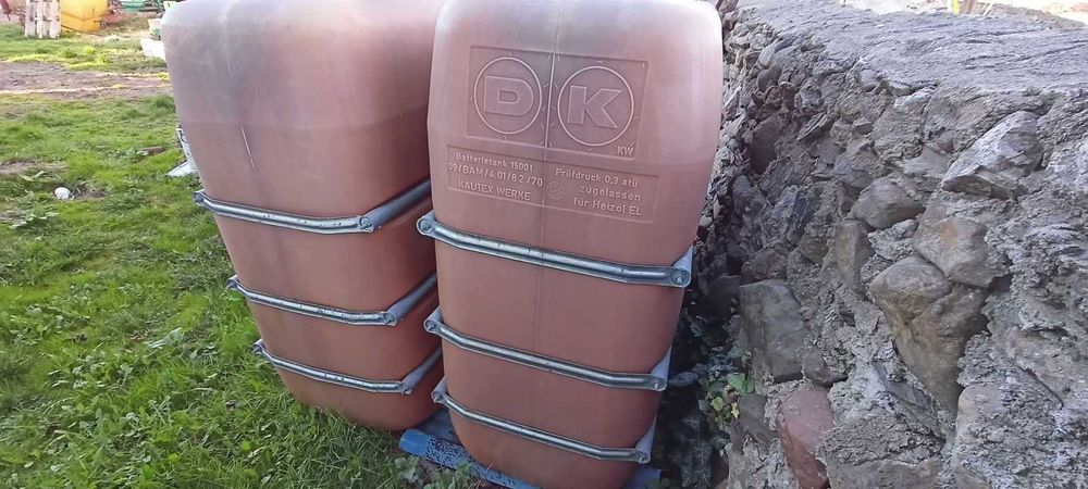 Zbiorniki plastikowe 1500l