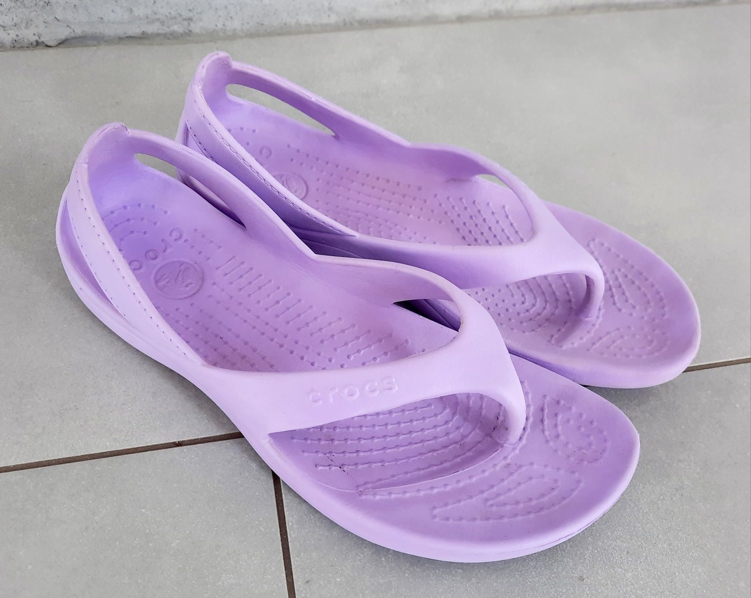 Crocs sandały piankowe japonki W9 W8 czyli 38 39