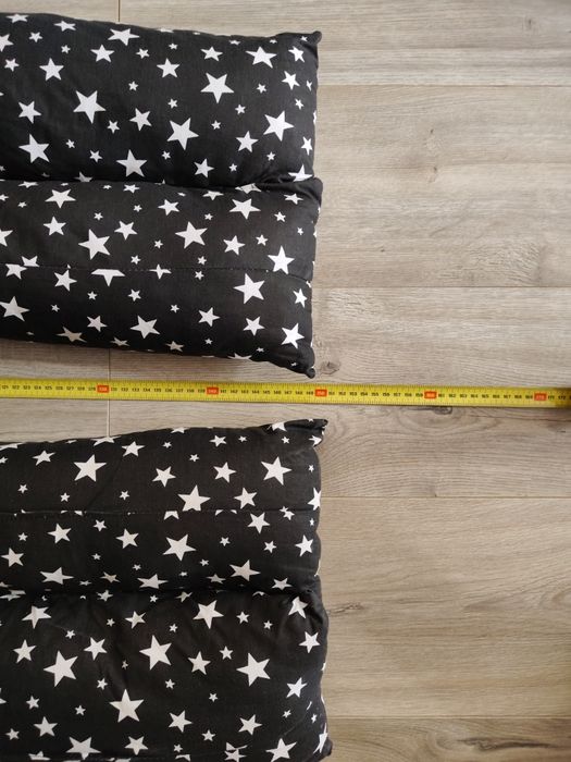 Ochraniacze do łóżka, łóżeczka, poduszki, gwiazdki 150x37, 150x62