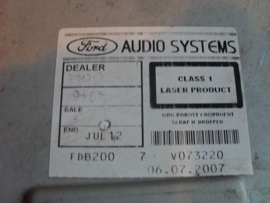 Ford Focus mk2 radio CD