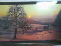 Quadro de  parede com paisagem