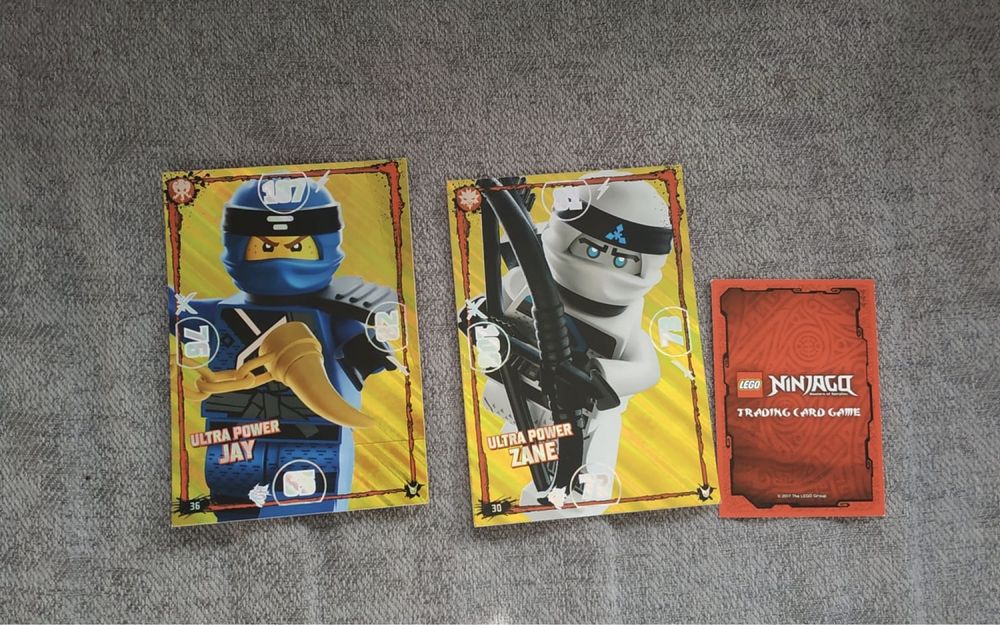 OKAZJA Dwa albumy i karty Lego Ninjago + GRATIS puszka