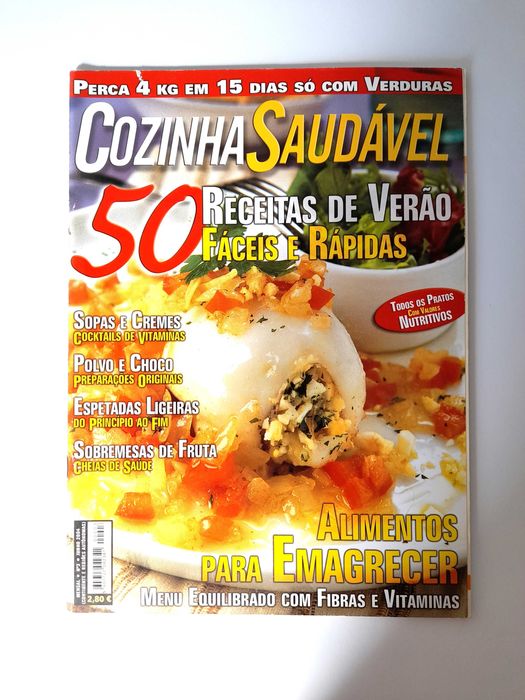Revista Culinária da coleção Cozinha Saudável Número 3 2004