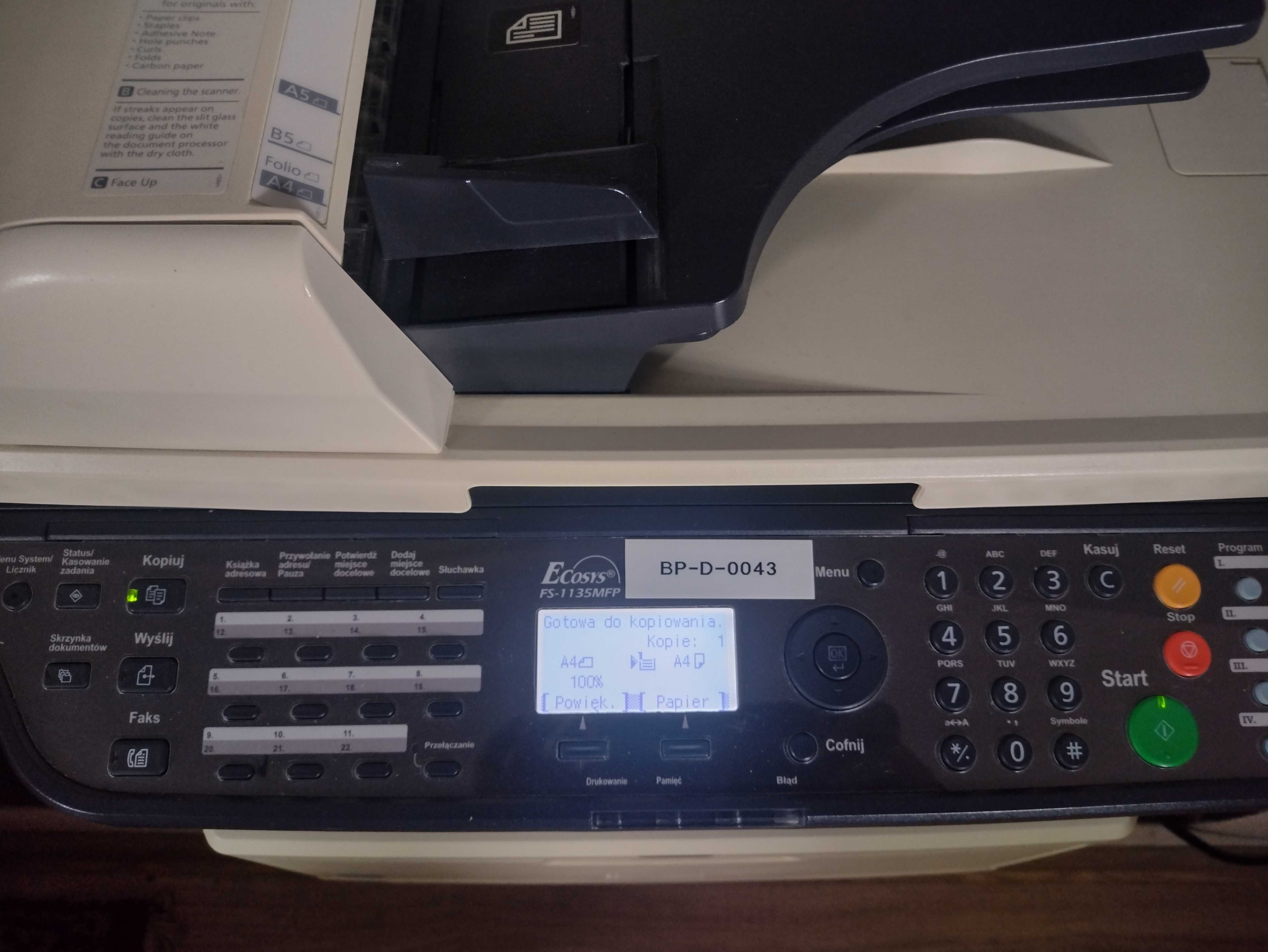 Drukarka laserowa Kyocera FS-1135mfp