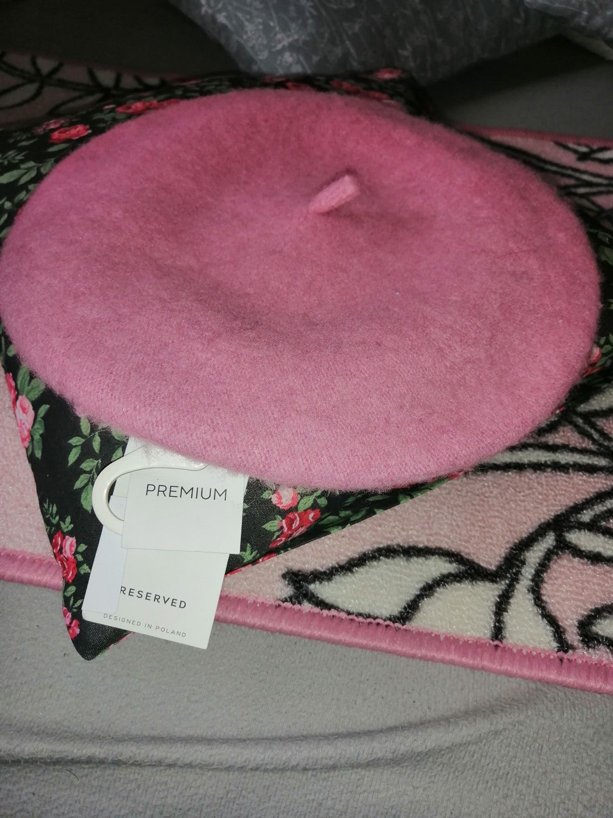 Nowy WEŁNIANY beret RESERVED PREMiUM! rozm. One size / uniwersalny!