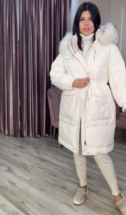 Куртка зимова натуральний єнот