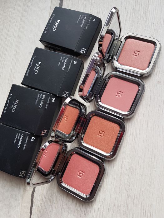 Румяна Kiko unlimited blush 01 05 06 09 10 11