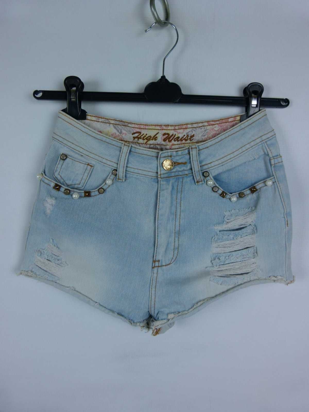 Denim Co spodenki szorty jeans high waist 8 / 36