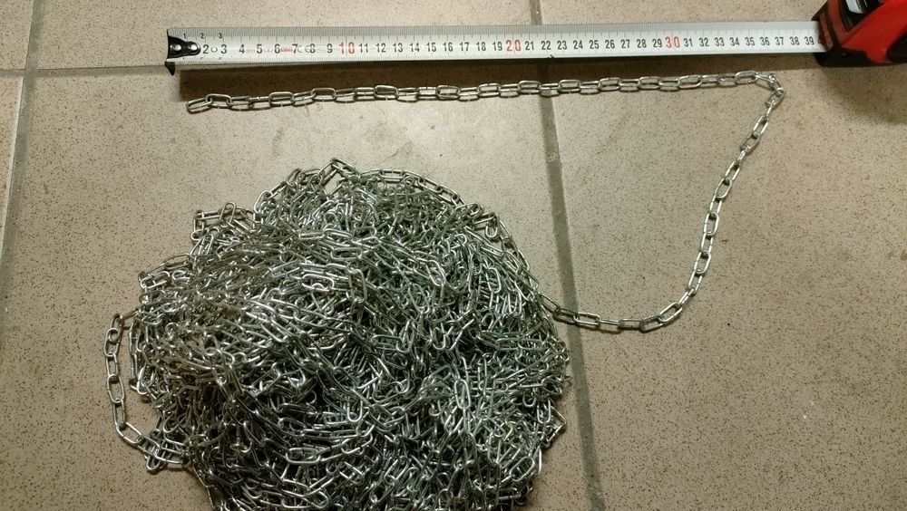 Łańcuch ocynkowany drobny kilkadziesiąt metrów
