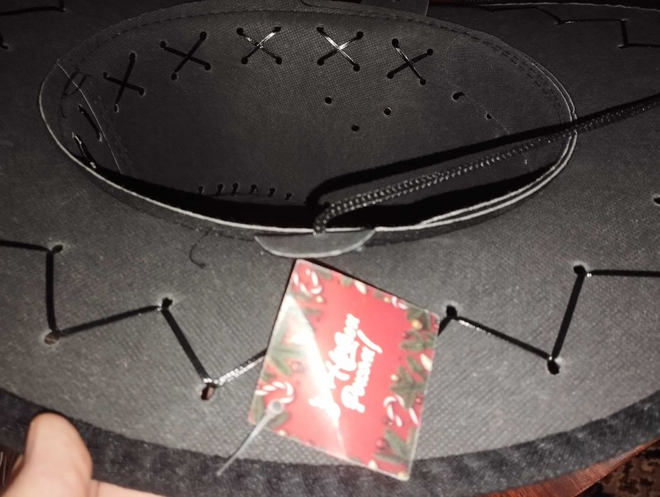 Капелюх ковбоя чорна, вечірка, костюм розмір  57-58