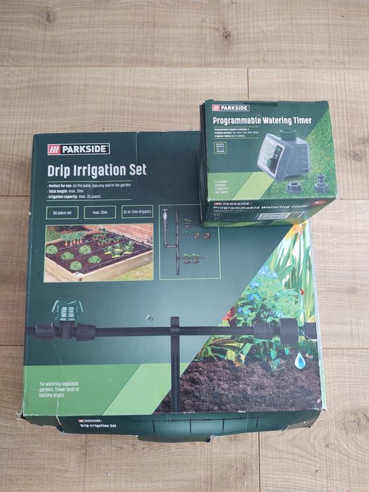Zestaw do automatycznego podlewania z zegarem sterującym Parkside