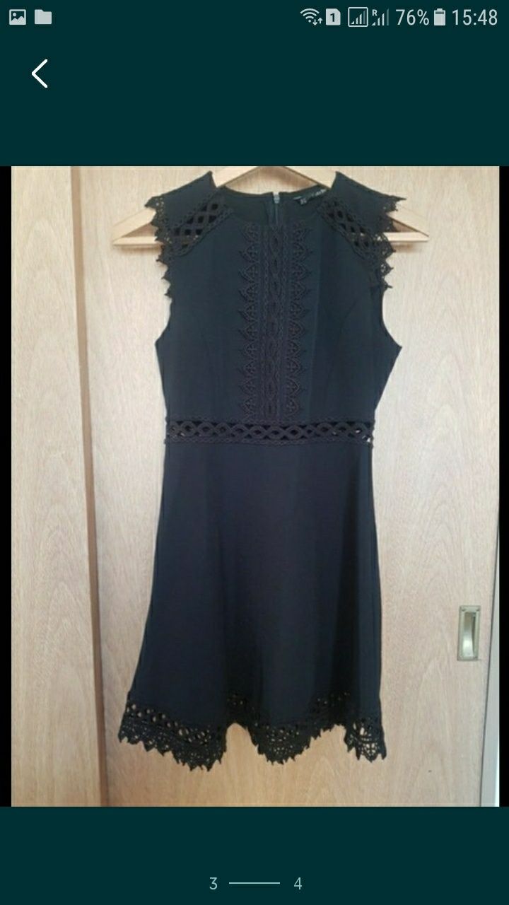 Чёрное платье ЗАРА