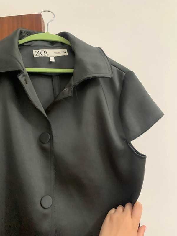 Colete Zara cinzento