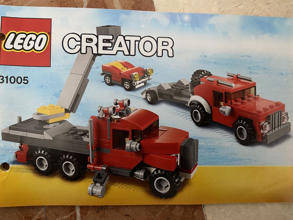 Lego Creator (31005) 3 em 1 - Camião Transporte Maquinas Construção