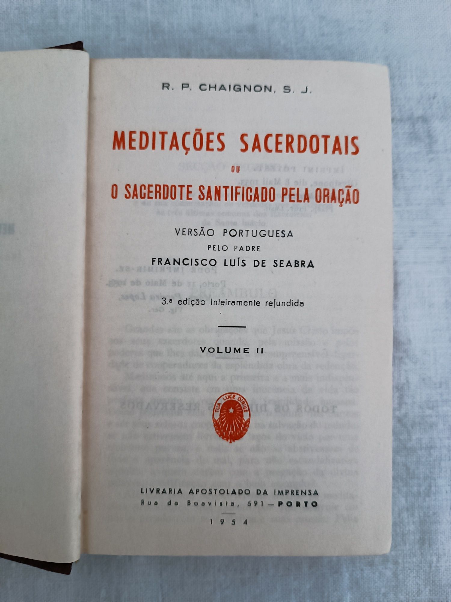 Livro "Meditações Sacerdotais - Volume II"