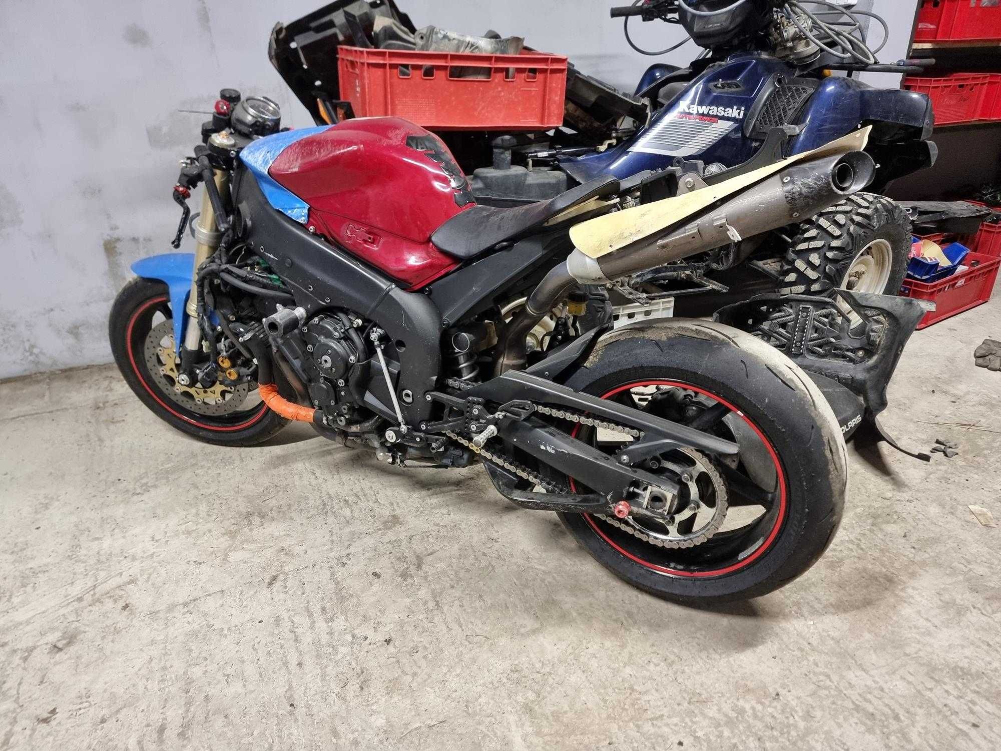 Silnik Yamaha R1 RN12 04-06 stan bdb, części całość felga skrzynia wał