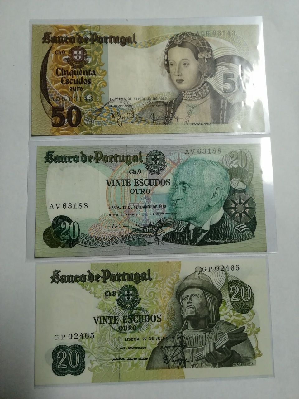 Notas de escudos