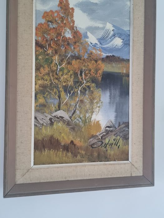 Obraz olejny/krajobraz górski