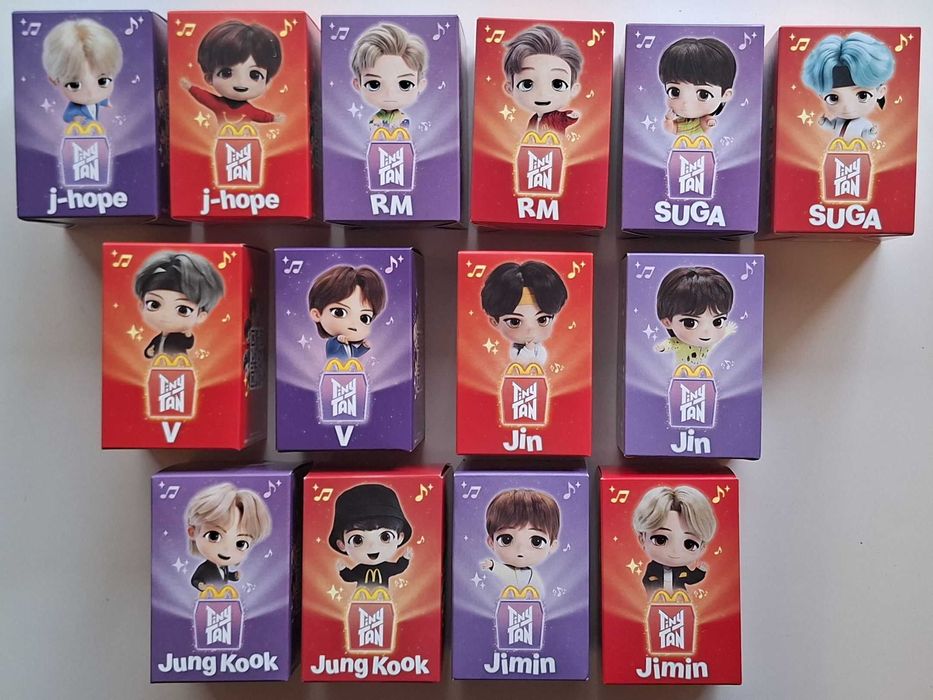 Coleção Completa BTS Happy Meal McDonalds