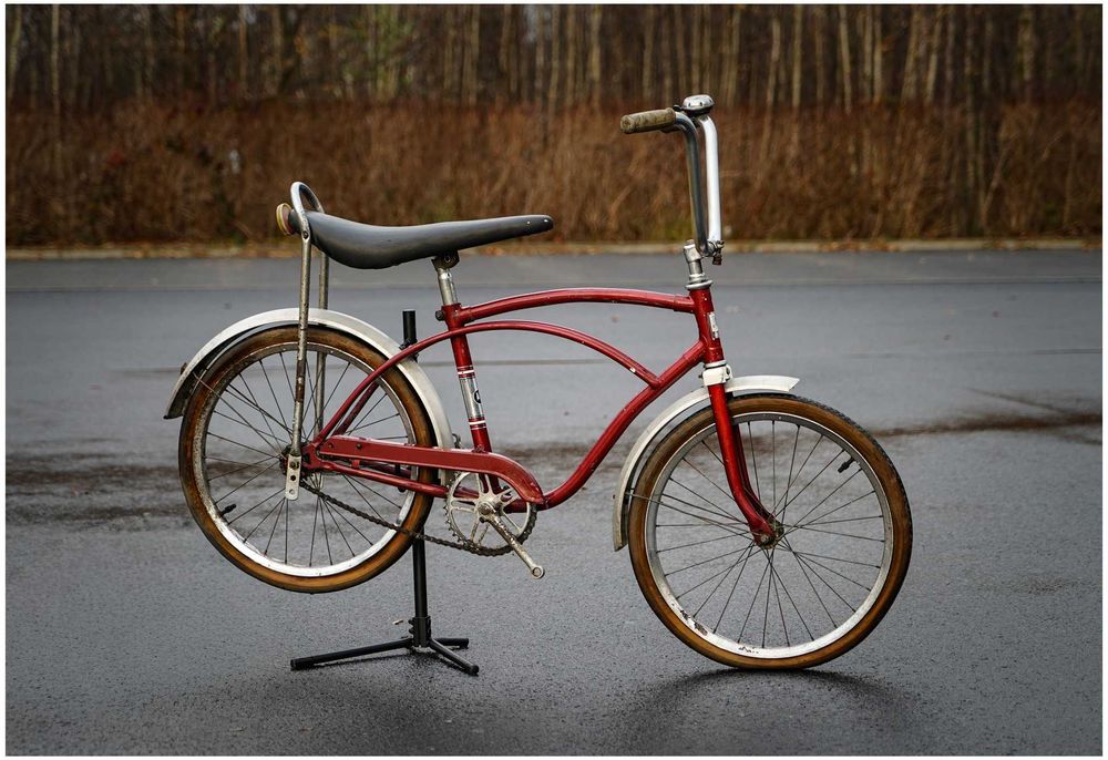 rower PRL ROMET BEACH CRUISER banan  1980 r. - brązowy DOBRA BAZA!