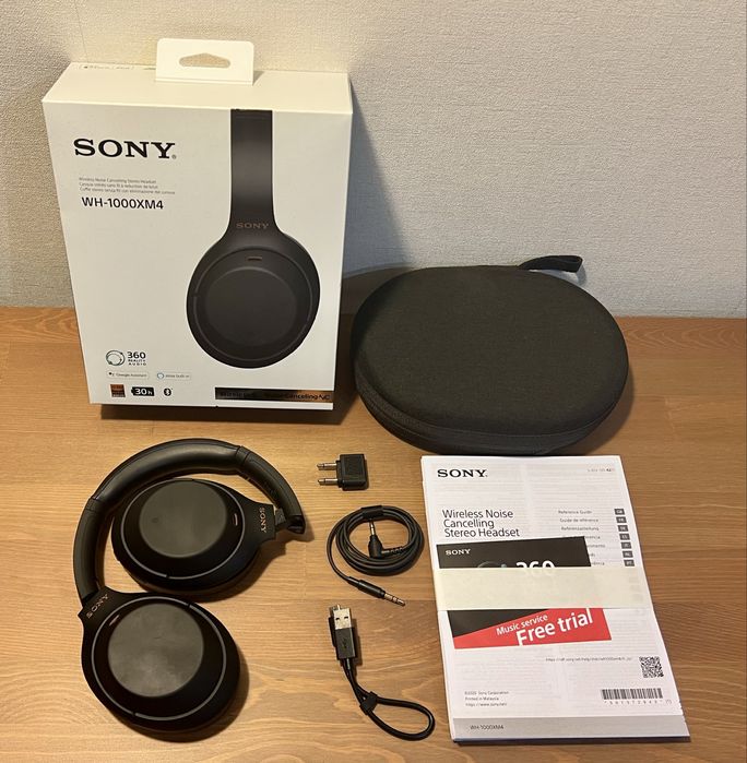 Używane jak nowe słuchawki SONY WH-1000XM4
