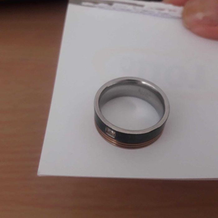 Pierścionek obrączka damska firmy APART z cyrkonią śred, 20 mm +GRATIS