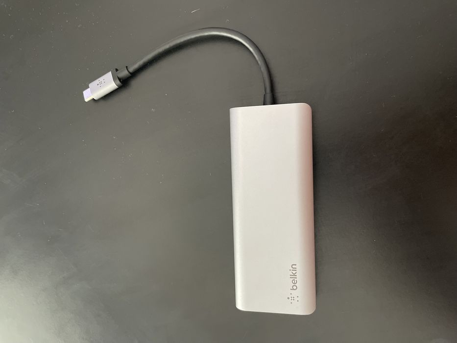 Belkin USB-C Hub (USB 3.0 – USB-C – HDMI – Ethernet – 6 Ports – Gray)64283892273155124