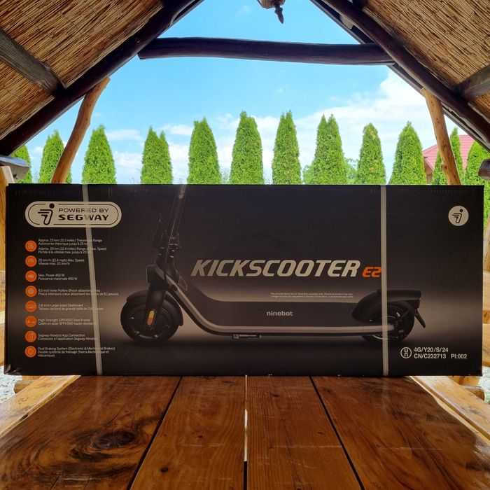 Електросамокат Segway Ninebot KickScooter E2 з Європи за низькою ціною