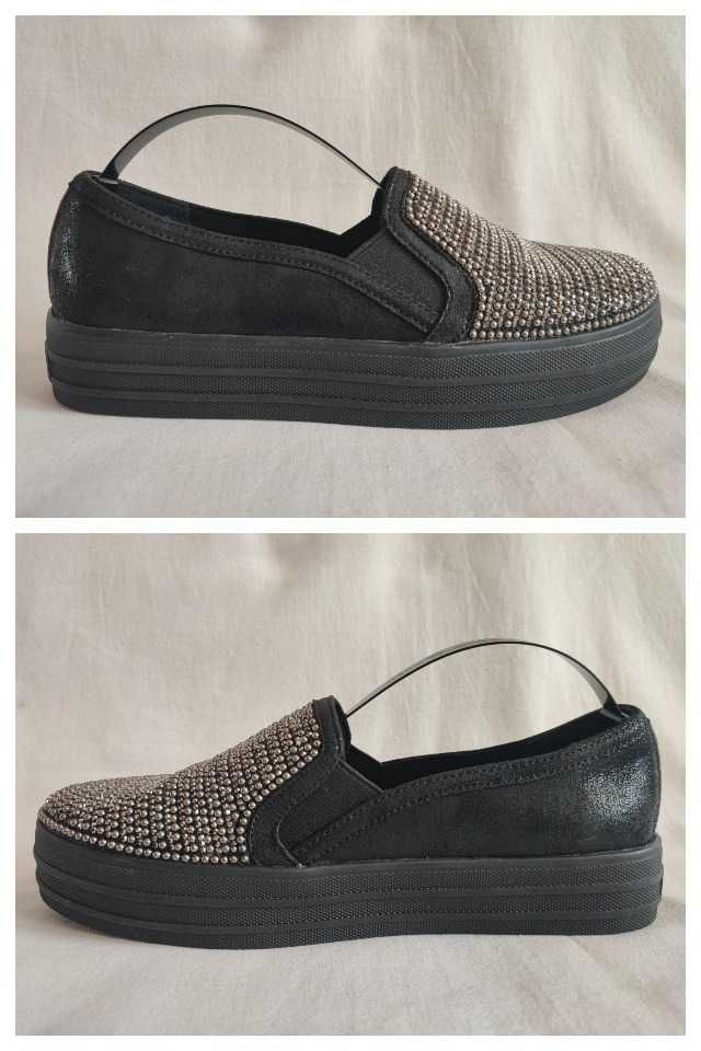 Мокасины босоножки женские "Skechers" Размер 36 (23,5 см) Идеальные!!!