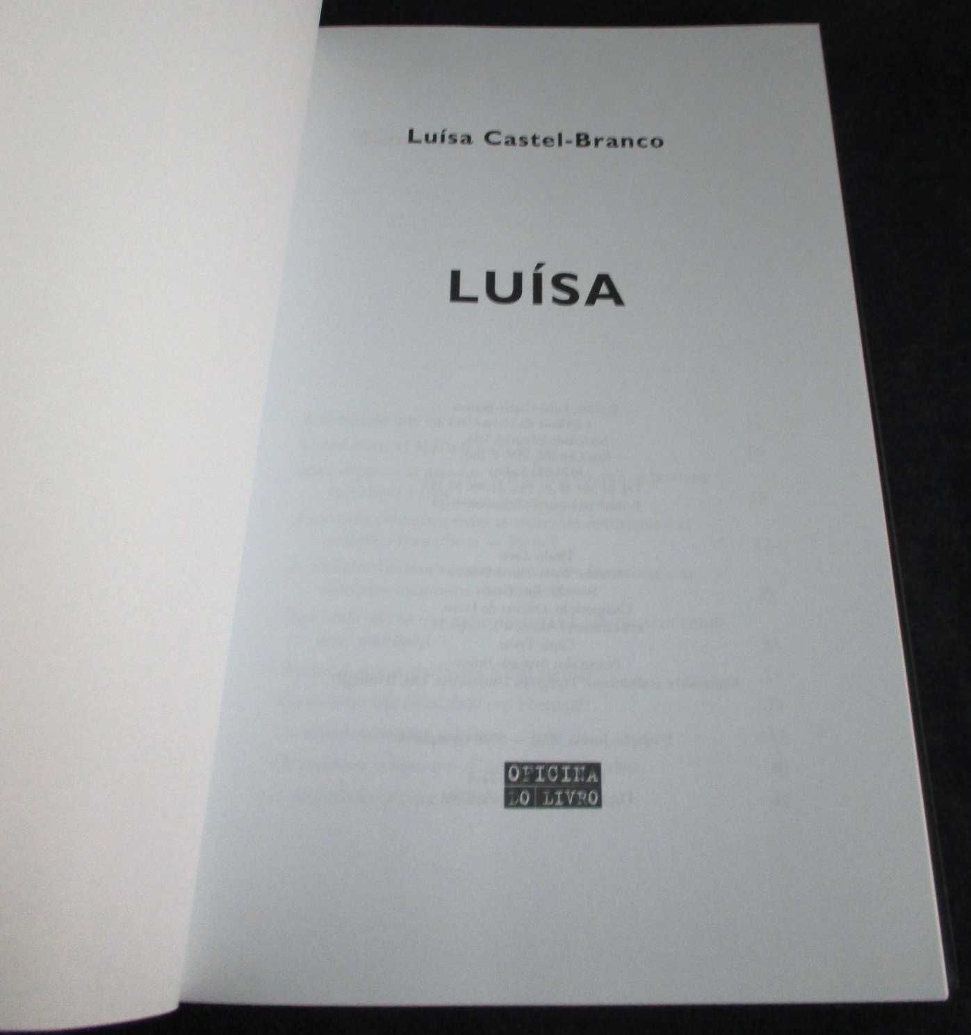 Livro Luísa Luísa Castelo-Branco