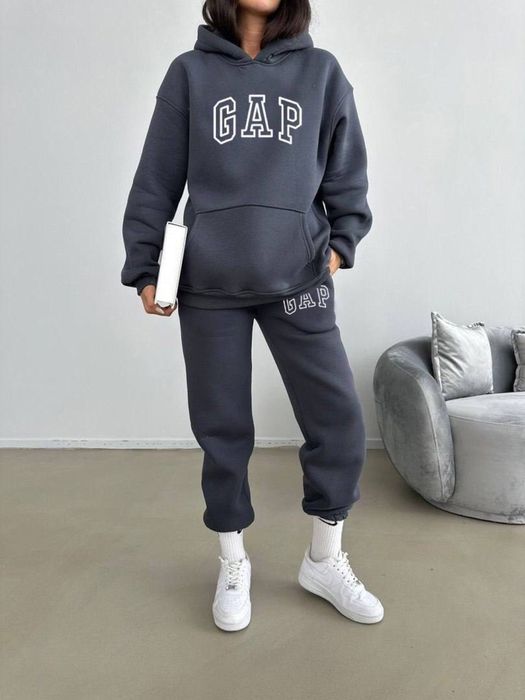 Теплий жіночий Костюм на флісі сірий білий хакі, беж, графіт, моко