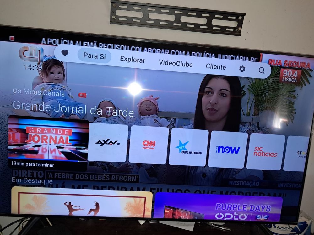 Tv smart 140cm polegadas