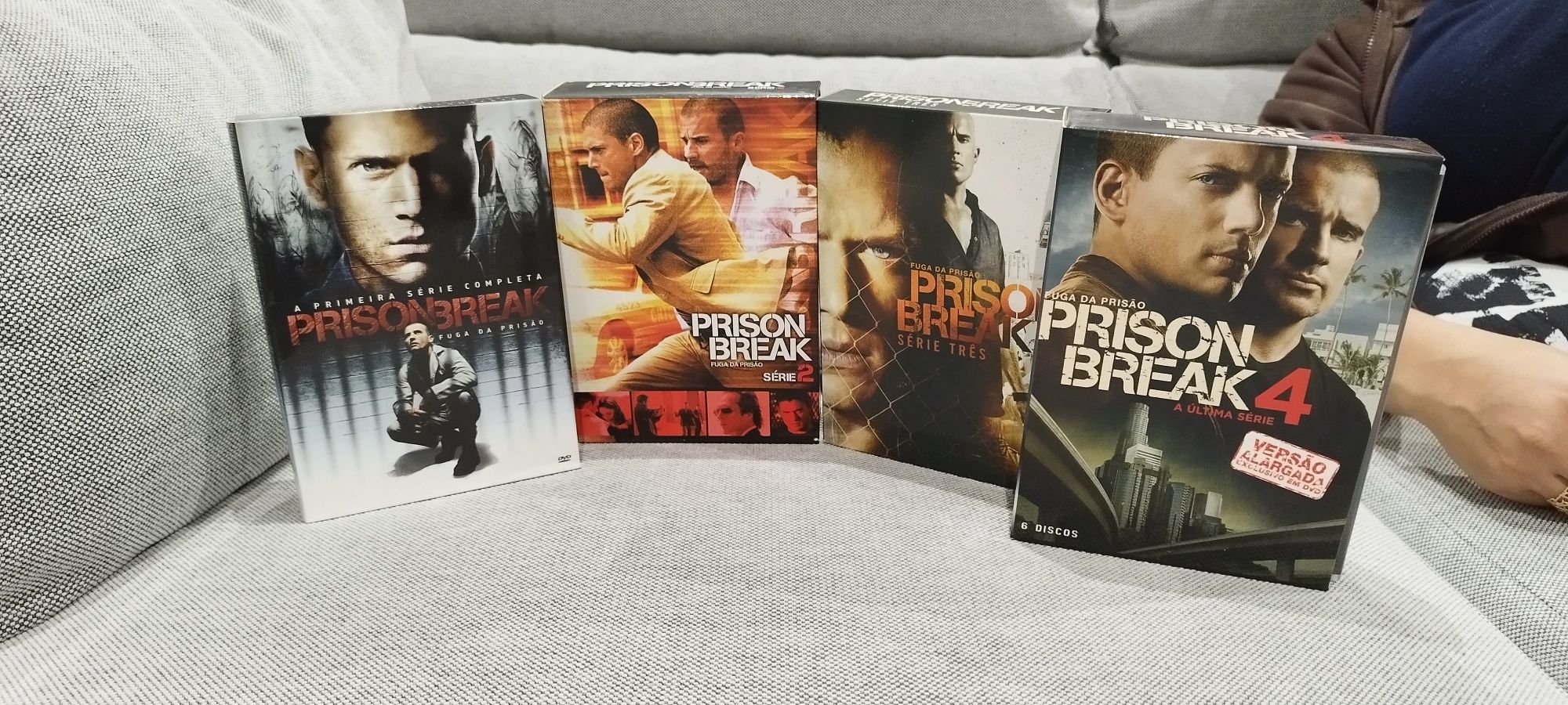 Coleção DVD Prison Break 1 2 3 4 cpmpletos