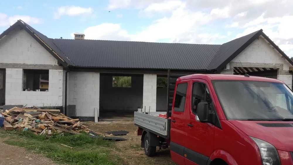 Budowa domów.Dachy kompleksowo Roboty ziemne