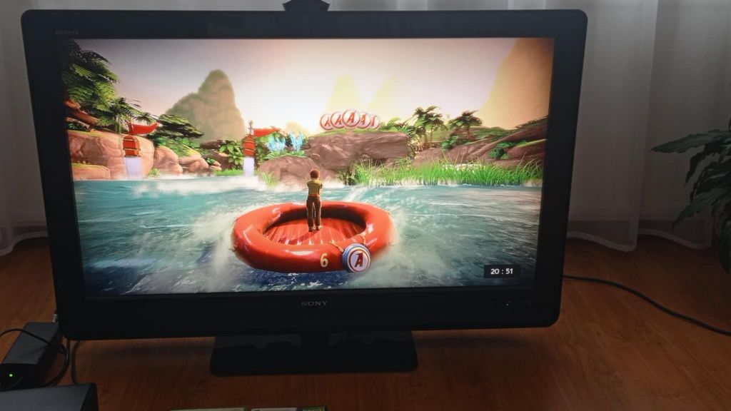 Xbox 360 wraz z telewizorem Sony Bravia 42"