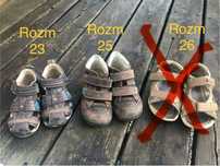 Oddam dziecięce buty chłopięce rozm 23 i 25