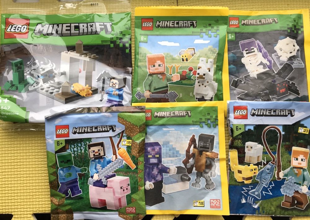 Колекційні набори Lego Minecraft’s, Lego gfCity, Lego Ninjago