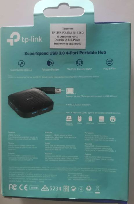 TP-LINK HUB   / USB 3.0 /   4 PORTY /
