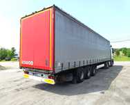 Krone Firanka Standard  Naczepa KRONE Firanka Standard 2006 r. / BPW / Zsuwany dach