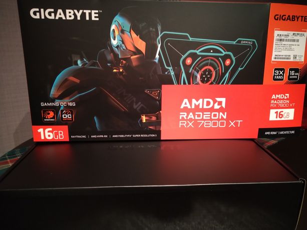 Pudełko AMD Radeon RX 7800 XT Gigabyte Box