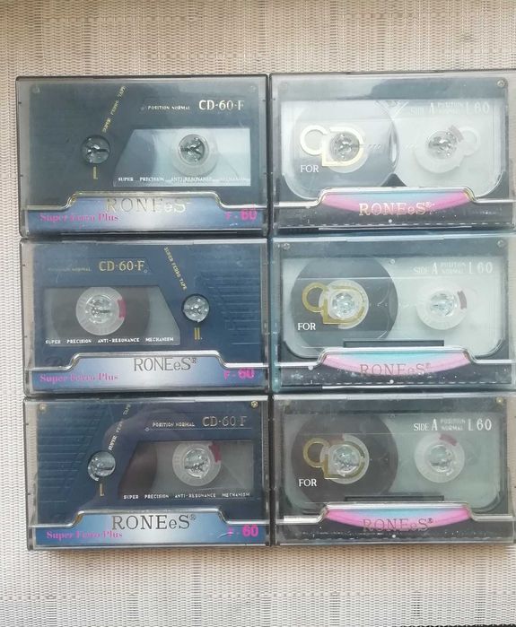 Аудиокассеты Sony,TDK,Denon,BASF,RONEeS. Запись на кассету.