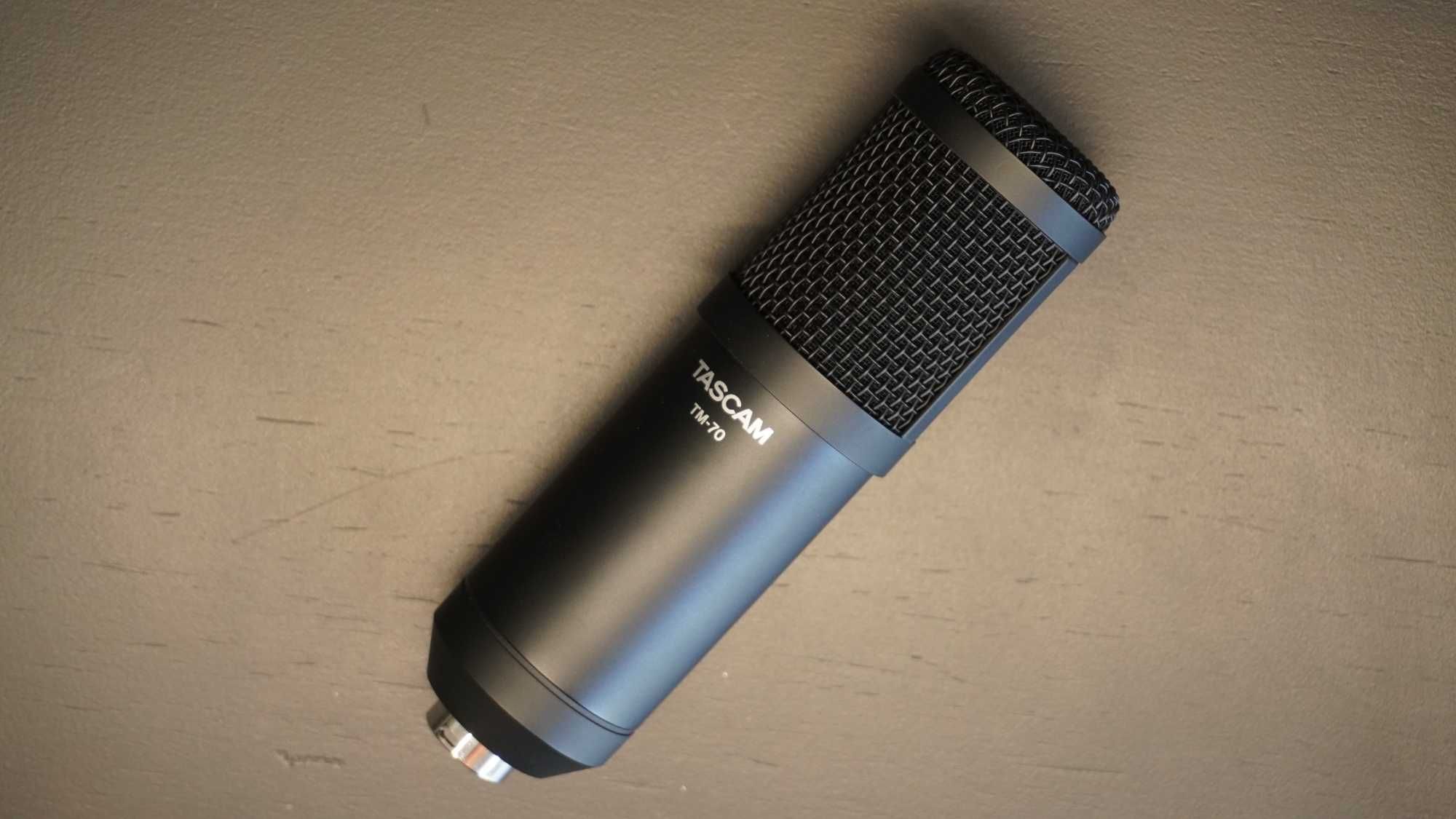 Microfones Dinâmico Tascam TM-70 -Podcast, Streaming e Voz Prof (3 un)