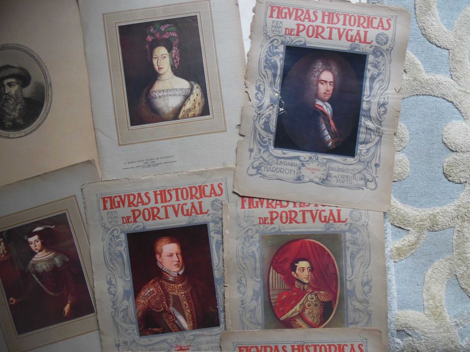 Lote de 11 impressões antigas tipo posters