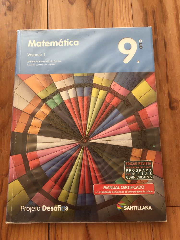 Livros Matemática 9 ano Santillana