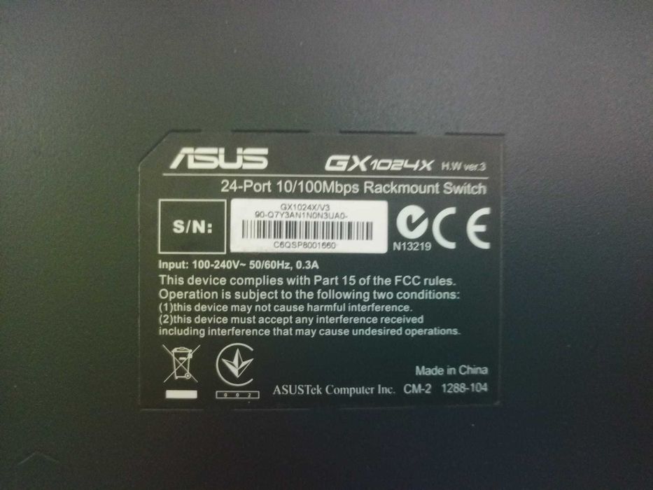 Switch Asus GX 1024X